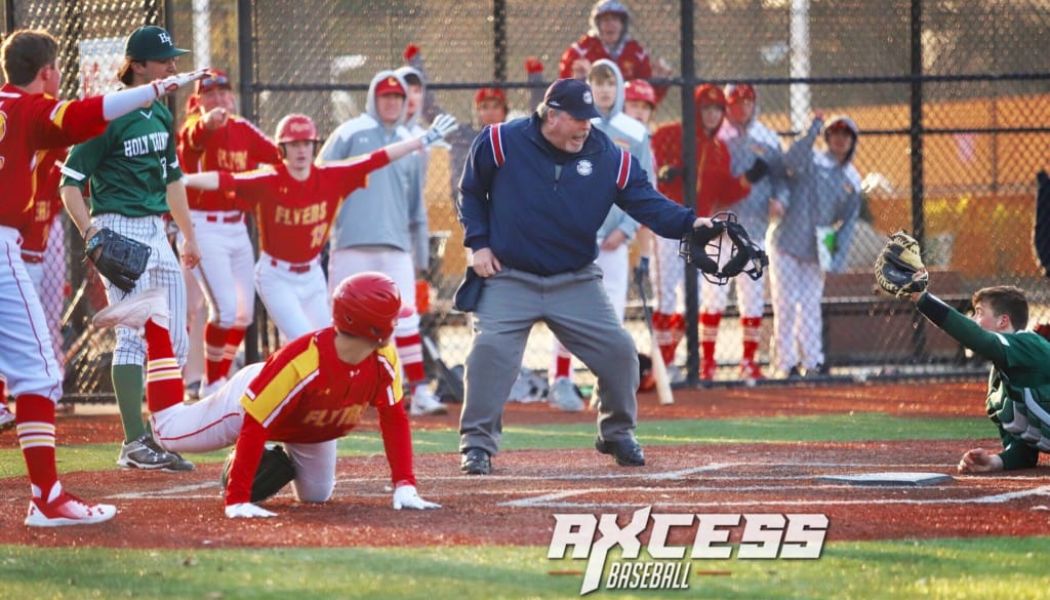 Dylan Reilly Nails Down Runner at the Plate to End Game