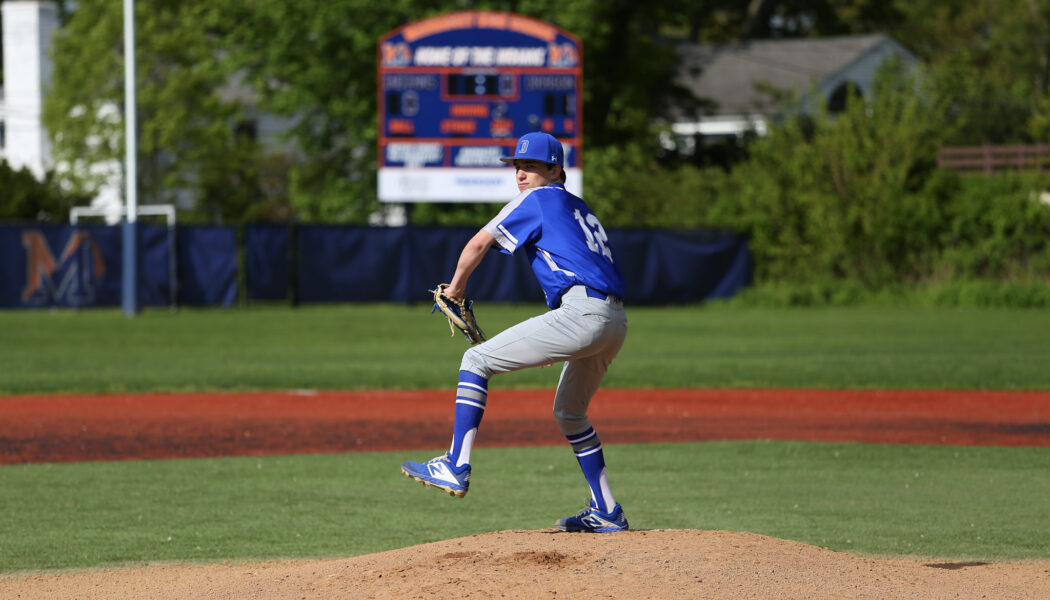 Mike Knapp Fans 13, Division Holds Off Manhasset, 3-2