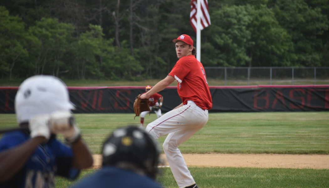 Jordan Falco Fires Two-Hit Shutout To Keep Center Moriches’ Hopes Alive