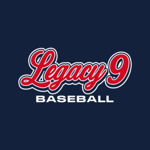 Legacy 9 Baseball dark logo
